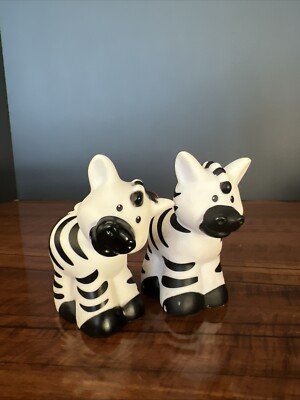 Little People Two Zebras With Ladybugs Noah s Ark Zoo Replacement Figures