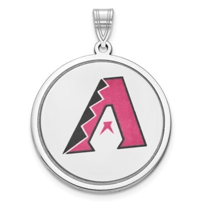Arizona Diamond Backs Picture Jewelry Disc Pendant SS530DIA-SB $133.90