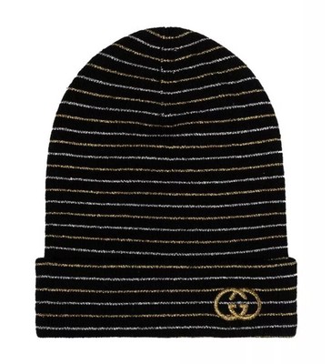 gucci logo beanie