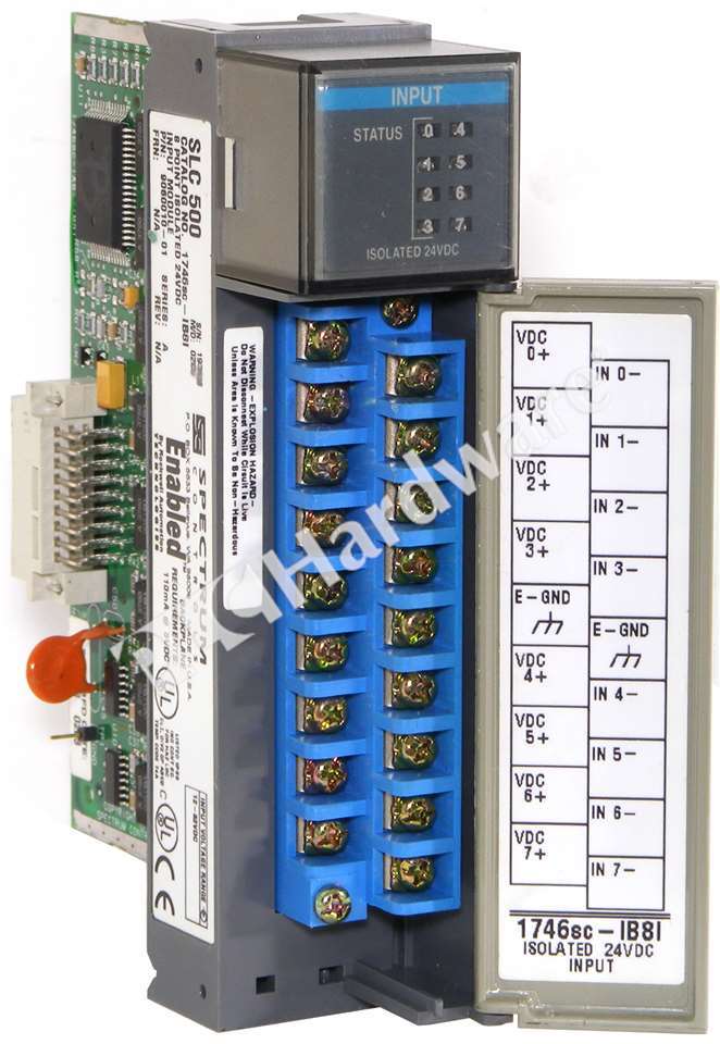 Spectrum Controls 1746sc-IB8I /A SLC 500 Digital Input 24V DC 8P