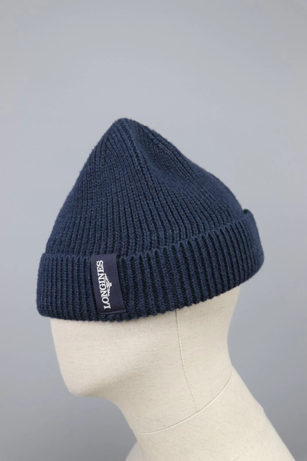 LONGINES 2022 Swiss Watches Navy blue Beanie Hat with Fleece Insulation One Size