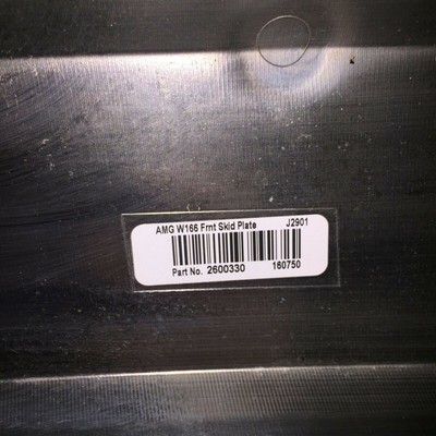 MERCEDES BENZ Ml350 Front Bumper Lower Chrome Ml550 AMG 2013 2014 