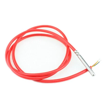 1-10M Temperaturfühler DS18B20 Wasserdicht Silikon Kabel Thermosensor Temperatur
