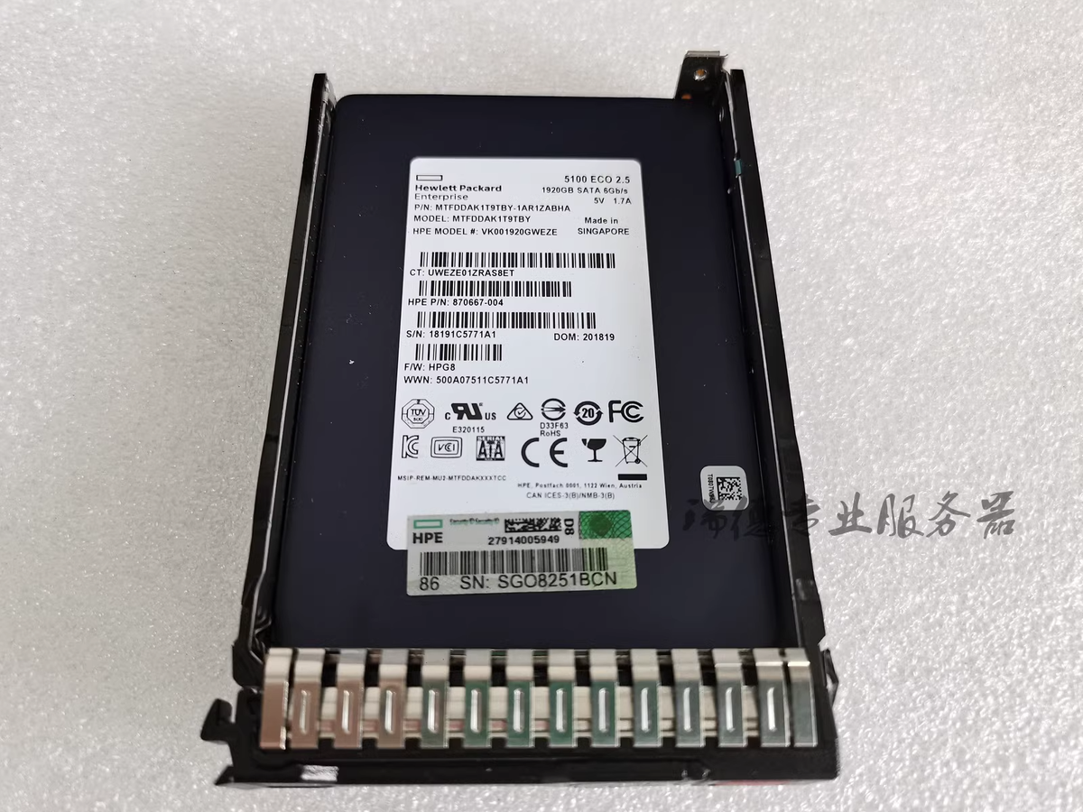 HPE 875513-B21 875657-001 SATA 6Gb/s READ INTENSIVE