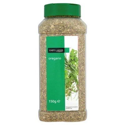 Quality Dried Oregano 150g Tub with 2 Lids Italian Greek Cool Dip | BBE 03/2027 - Image 1 of 4