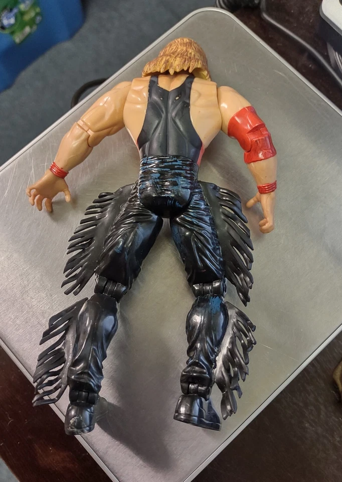 Vintage 1999 Toy Biz WCW Kevin Nash 7" Figure WWE Ring Announcer Series - Image 2 of 2