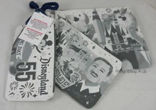 Disneyland Opening Day 3 Pack Cosmetic Make-Up Vanity Travel Tote Bag Pouches