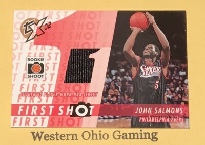 2002-03 Topps Xpectations John Salmons #FS-JS First Shot Rookie Jersey Card
