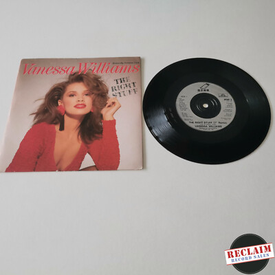 vanessa williams the right stuff 7'' vinyl record very good condition