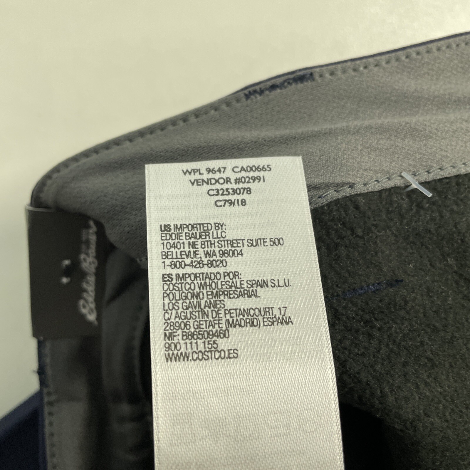 costco eddie bauer fleece lined tech pants