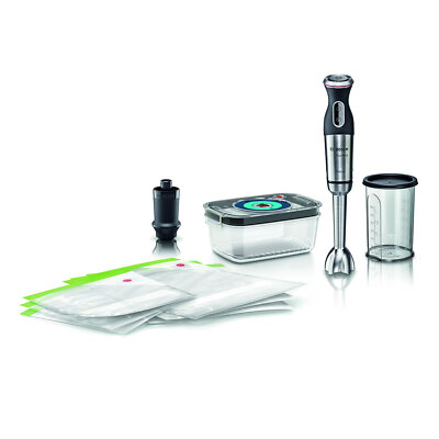Bosch MS8CM61V1 Stabmixer Vakuum-Frischhaltesystem 1000 W Mixer Handmixer