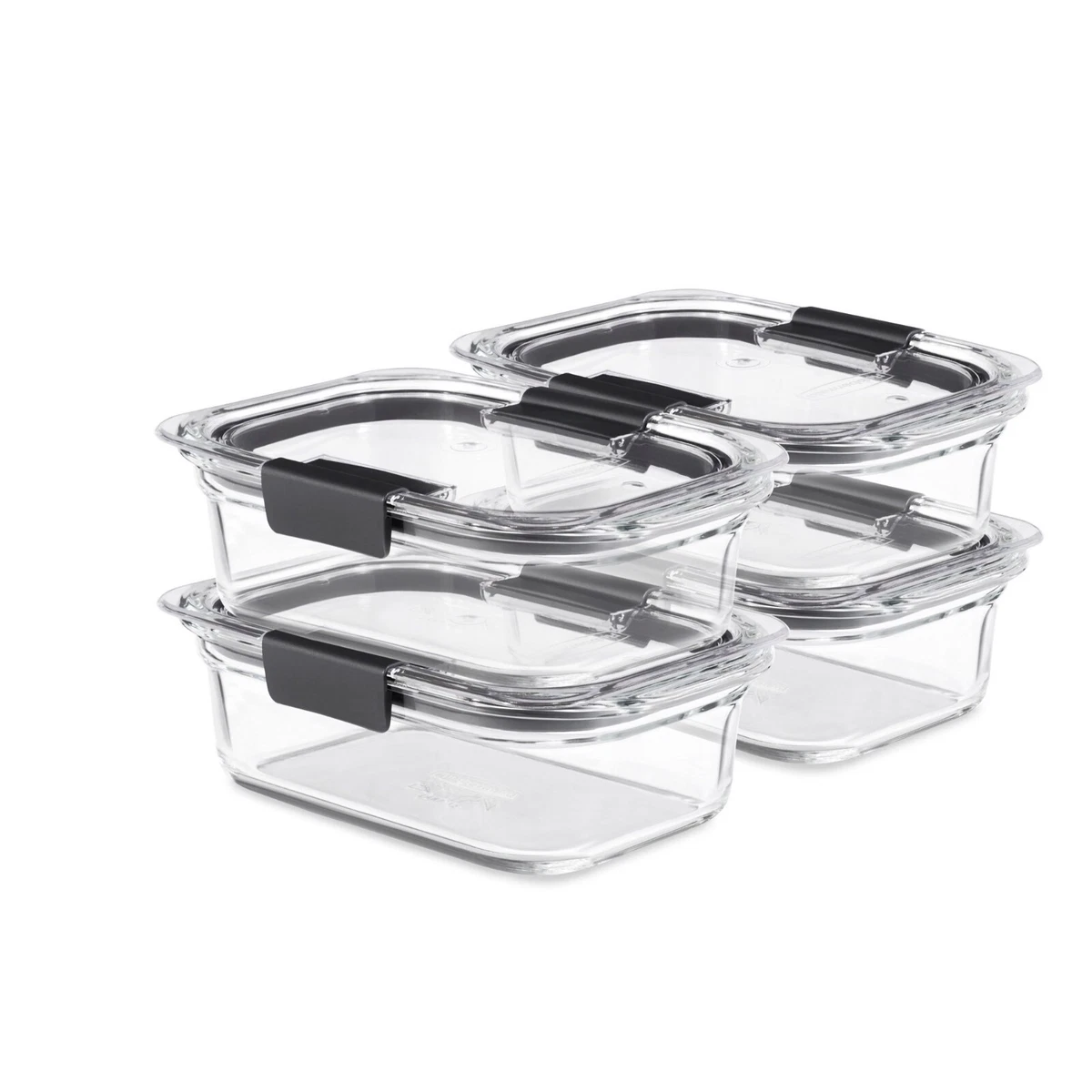 Rubbermaid Brilliance Glass Food Storage Container Set