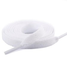 Shoe Laces Pair Flat Solid Coloured Boot Ties Short, Long for Kids Adult Trainer