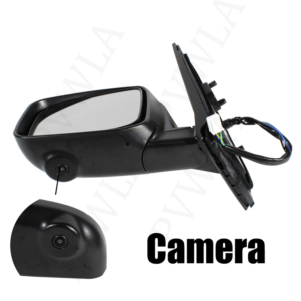 Espejo retrovisor de cámara pintable blanco de 9 pines para Nissan X-Trail T32 2008-2013 lado del desvío Foto 3 de 4