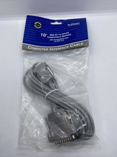 10   IBM AT to Hayes Modem Cable DB9 Female/DB25 Male - F2L088-10-E