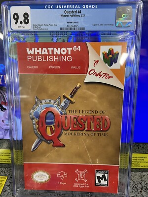 2023 Quested #4 N64 Legend of Zelda Ocarina of Time Nintendo 64 Homage CGC 9.8