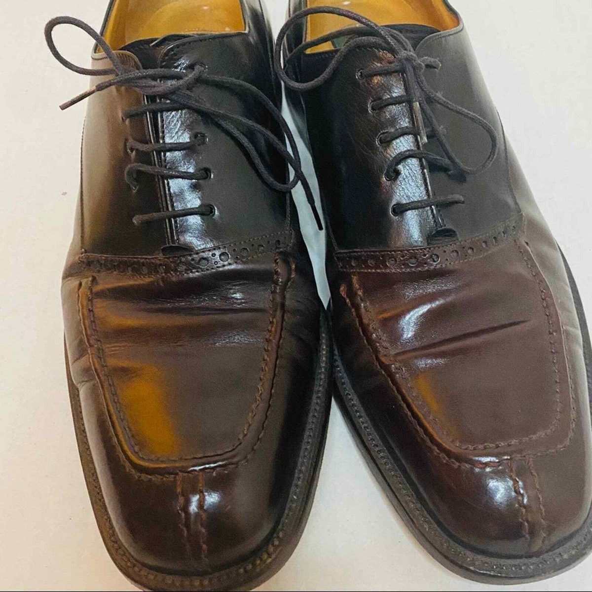 Avventura Two-Tone Oxford Dress Shoes Size:9 1/2 Avventura Two-Tone Oxford Dress Shoes Size:9 1/2 | eBay main image 4