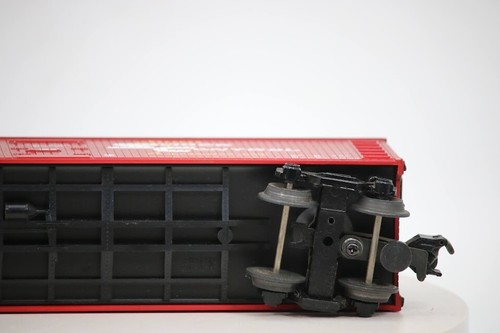 MTH Plastic Spring Trucks O Gauge #37680 ATSF Santa Fe 50 Ft Box Car 1 - Picture 5 of 12