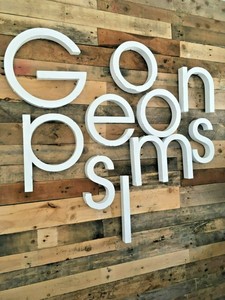 white wall letters