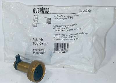 1 NEW OVENTROP 1060298 OV-DMC3 G ¾ MEASURING ADAPTER NNB ***MAKE OFFER***