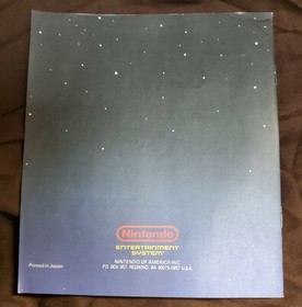 Orange Nintendo NES Zapper Blaster Gun Manual Instruction Booklet ONLY VGC PA1