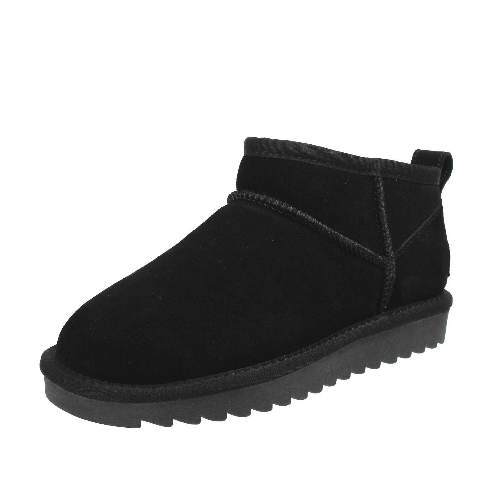 Короткие зимние брюки калифорнийского цвета - Stivaletti из замши Nero - Taglia 37 [7 , 2 доллара США