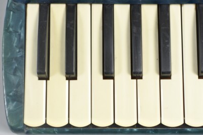 Vintage 1970s Yamaha Accordion Tenor 25 with Case Made in Japan