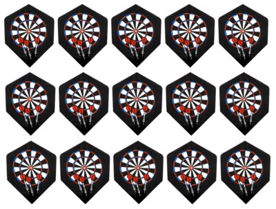 5 New Sets Harrows Quadro Standard Dart Flights   Darts and Board