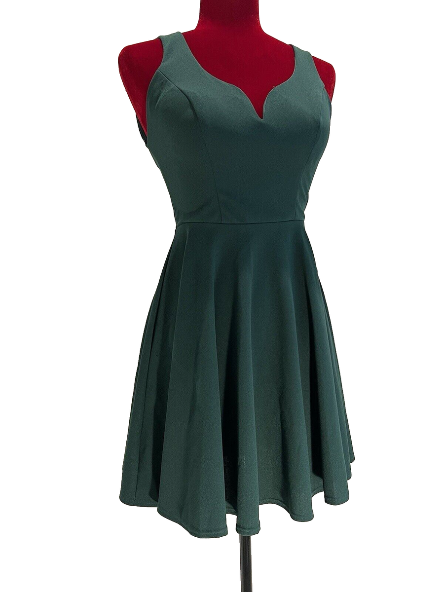 B. Darlin - Dark Green/Open Back/Sleeveless/Jonior Dress Size 1/2 | eBay