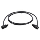 Fiber Optic Audio Cable Double 90 Degree 5.9FT TOS Optical Link  Plastic for TV