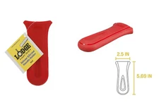 LODGE Deluxe Hot Handle Holder,  Red Silicone / #ASDHH41  /  ships free