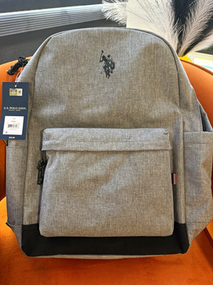 U.S. Polo Assn. Gray Backpack Unisex Adults MH-US-0276