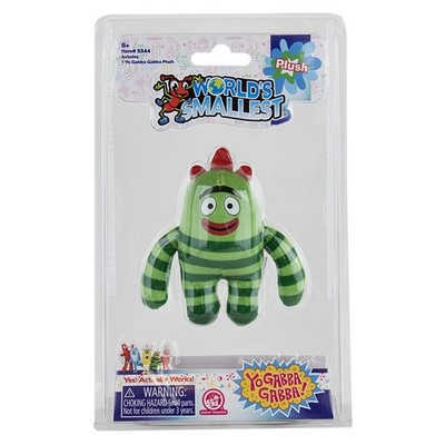 SET of 2-5) World's Smallest PLUSH Backpack Clip Yo Gabba ! Foofa