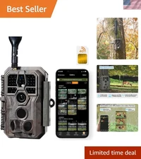 Real-Time Cellular Trail Camera: Easy App Control, 1080p Video & Smart Features