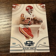 #447 2008 Donruss Threads #66 Kolby Smith RB Football Kansas City Chiefs