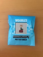 The Woobles Tiny Minecraft Potted Daisy Crochet Accessory Kit