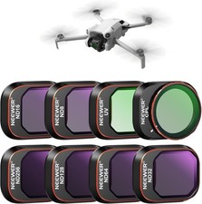 NEEWER ND and CPL Filter Set Compatible with DJI Mini 4 Pro, 8 Pieces, UV (X92)
