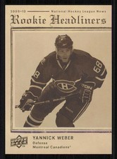 2009-10 Upper Deck Rookie Headliners #RH10 Yannick Weber