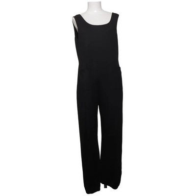 Jumpsuit, Größe: L, Schwarz, Polyester, Einfarbig, Damen #dGc
