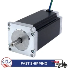 STEPPERONLINE Nema 23 Stepper Motor 3Nm(425oz.in) Φ8mm Shaft 4.2A 57x113mm CNC