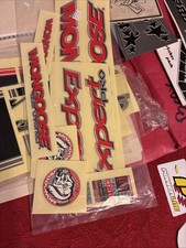 Old school NOS Mongoose Expert PRO freestyle bmx bike decal sticker set Service