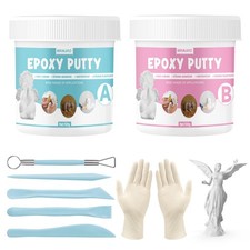 WANJAO Epoxy Sculpt Clay, White Clay 2 Part A  B Filler Compound