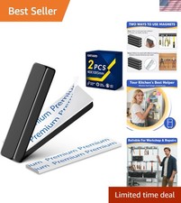 Powerful 2-Pack Neodymium Magnets with Protective Coating for Secure Fixation