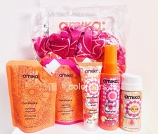 Amika Mini Set Normcore Shampoo Conditioner, Soulfood Mask, The Wizard Perk Up