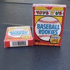 *SEALED* Topps 1990 Toys R Us Baseball Rookies Supergloss Complete Set 33 Cards