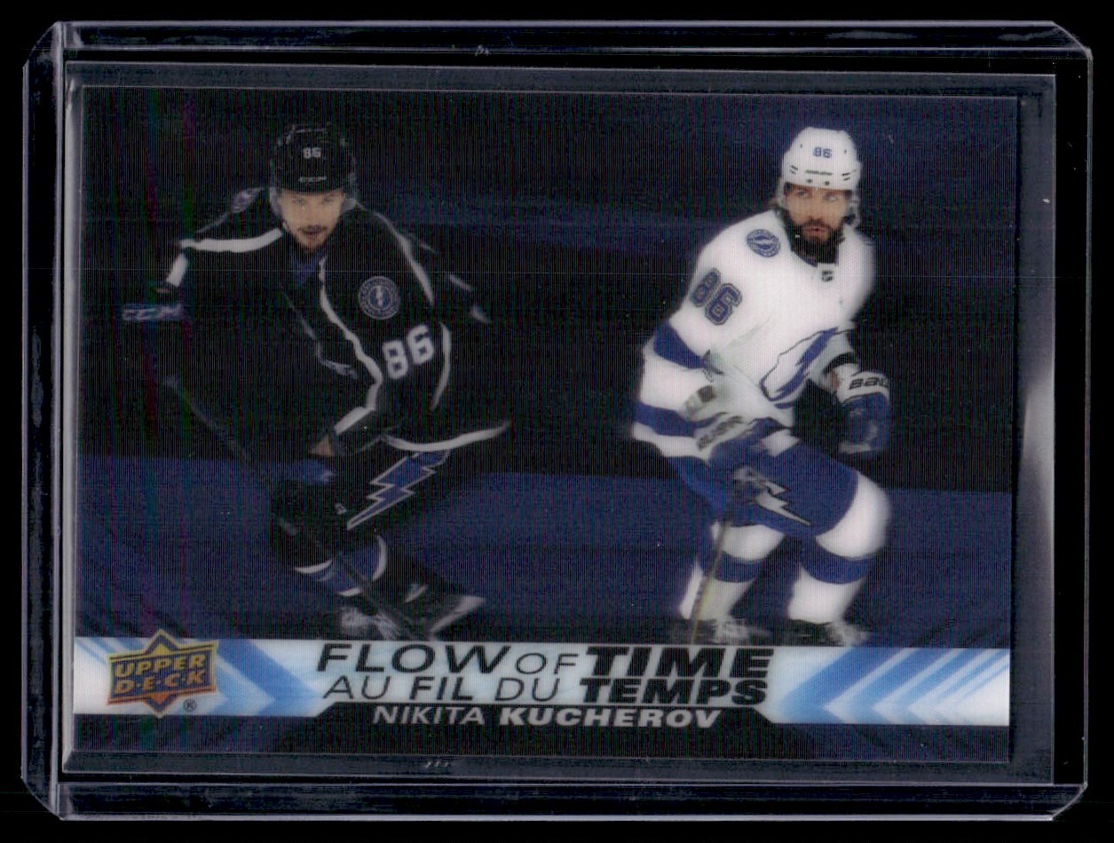 Nikita Kucherov #NT-12 Hockey Cards 2022 Upper Deck Tim Hortons Flow of Time trading card — raw and PSA graded price guide