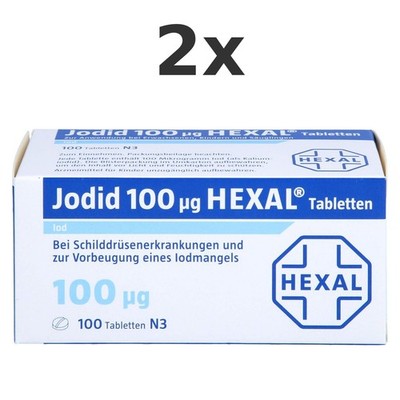 2x Jodid 100 Hexal Tabletten 100 St - PZN 3106130