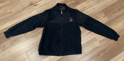 Vintage AIR JORDAN 4 Bred-OG-Caged Up Flight-Full Zip Basketball Jacket-Size L