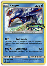 Kyogre - Black Star Promo Stamped Prerelease Celestial Storm #SM129  - LP on eBay