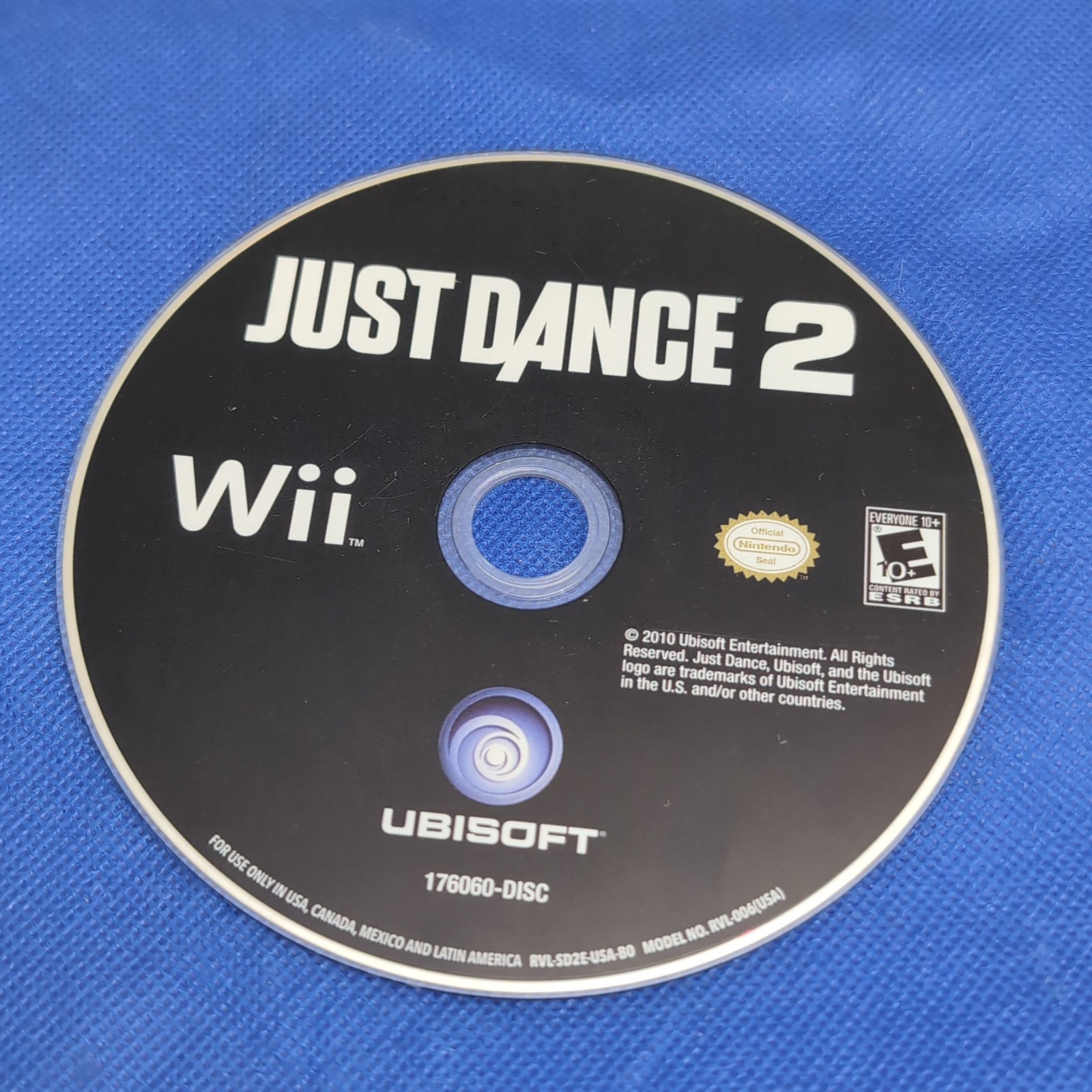 Just Dance 2 Nintendo Wii 2010 Wii Video Game Disc Only